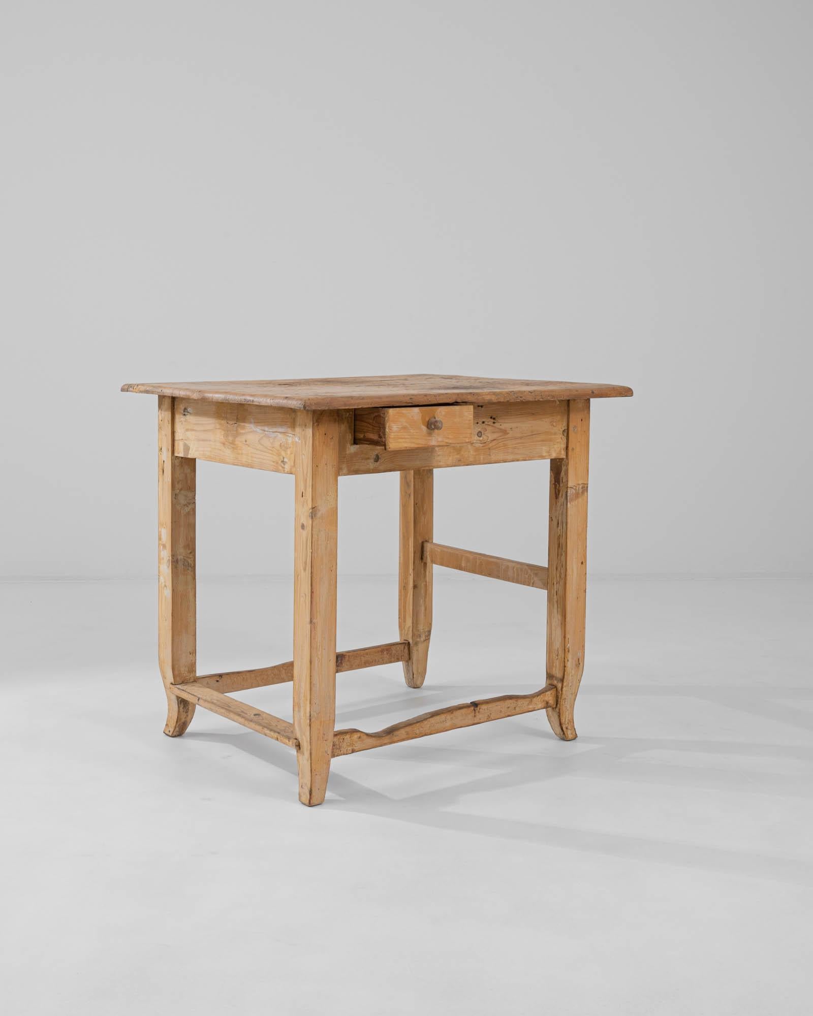 19th Century Central European Wooden Work Table 2