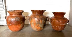 19th Century Ceramic Floreros - Water Storage Pots