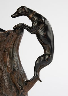 19th Century Ceramic Pitcher - Hunting Scene - Shore & Co Isleworth England