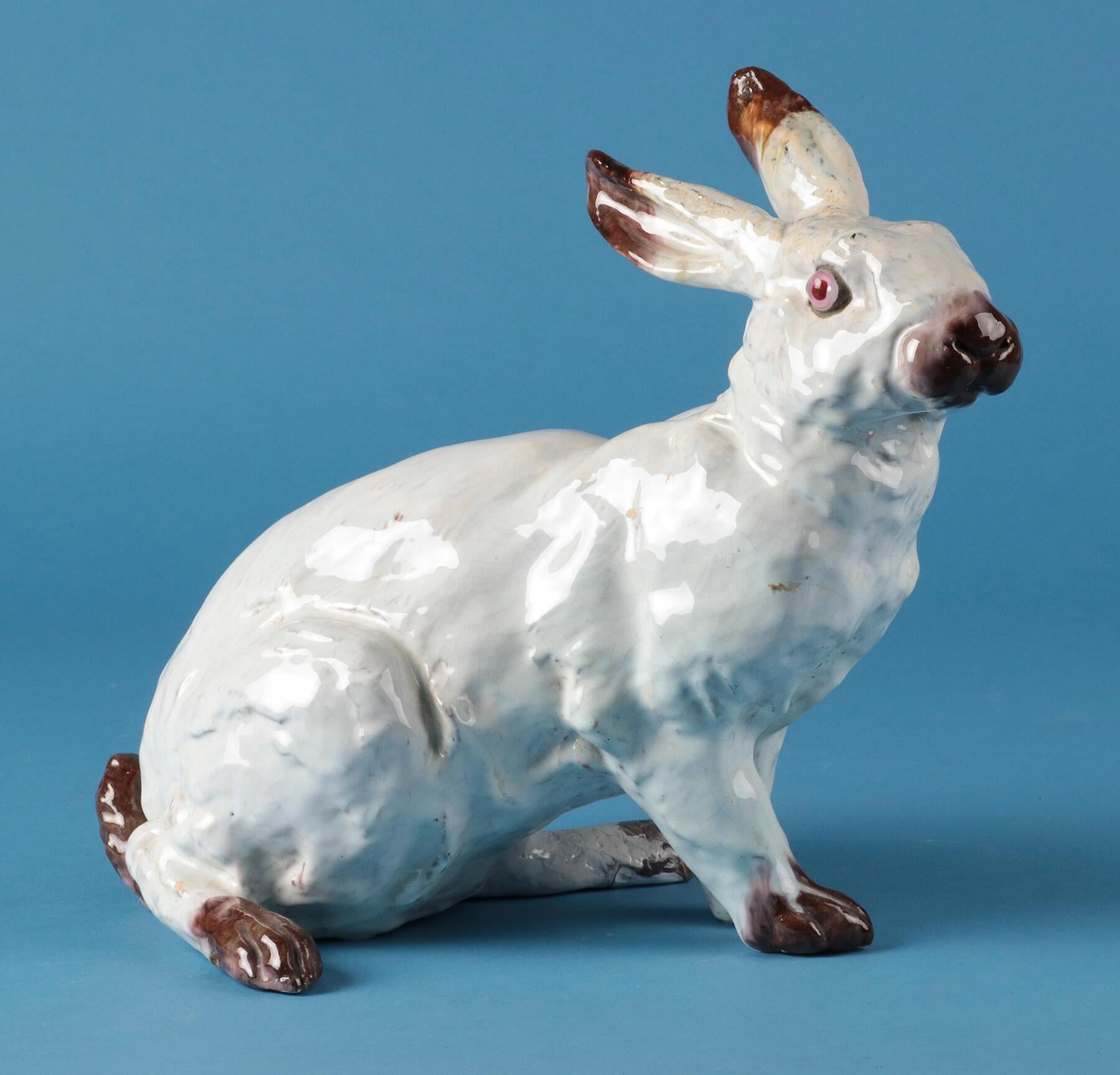 rabbit ceramic sculpture