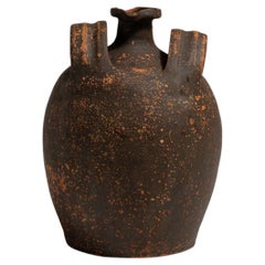 19th Century Ceramic Terracotta Olive Oil Jug