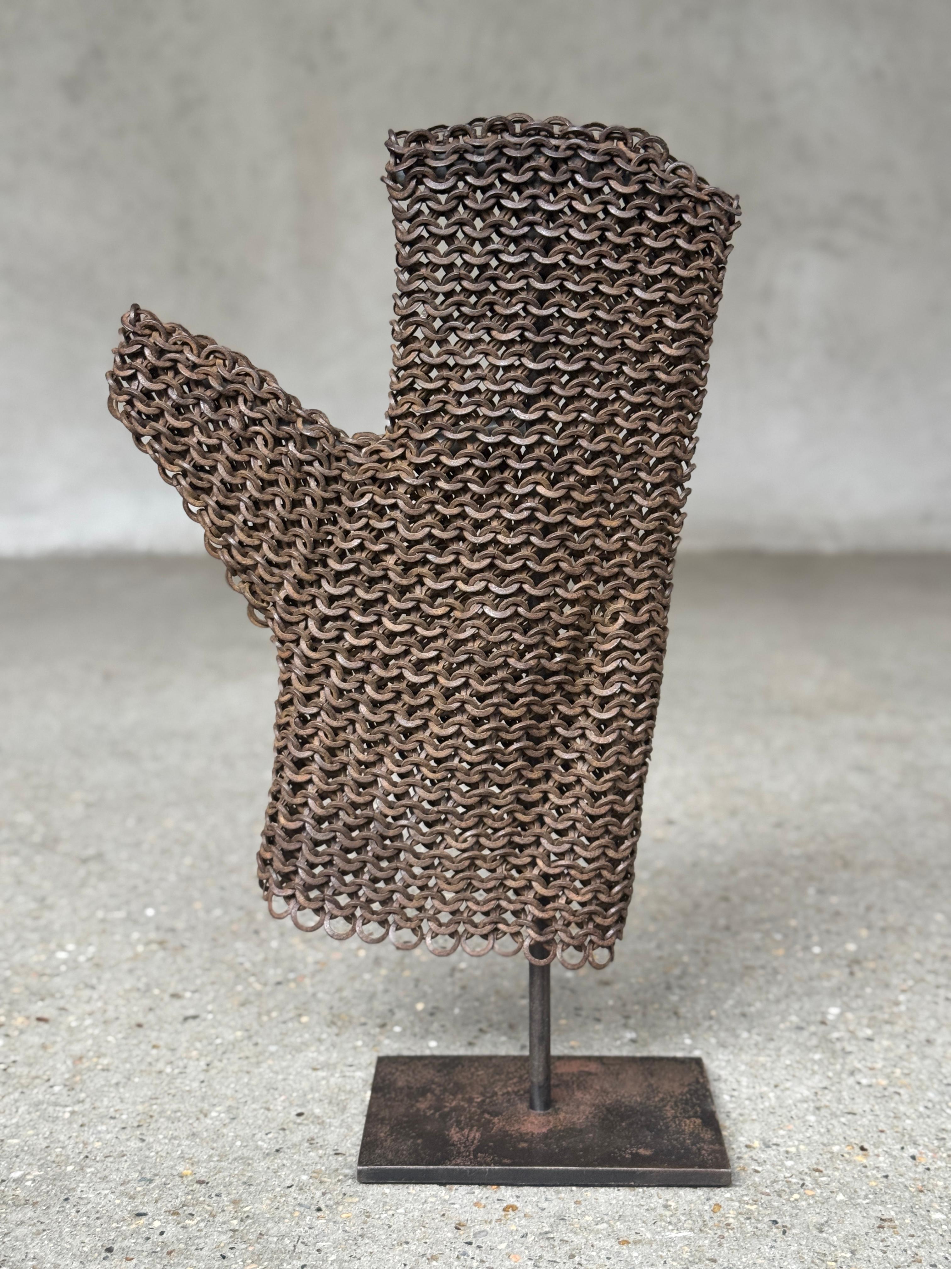 Argentino Guanto d'armatura in cotta di maglia del XIX secolo proveniente dall'Argentina in vendita