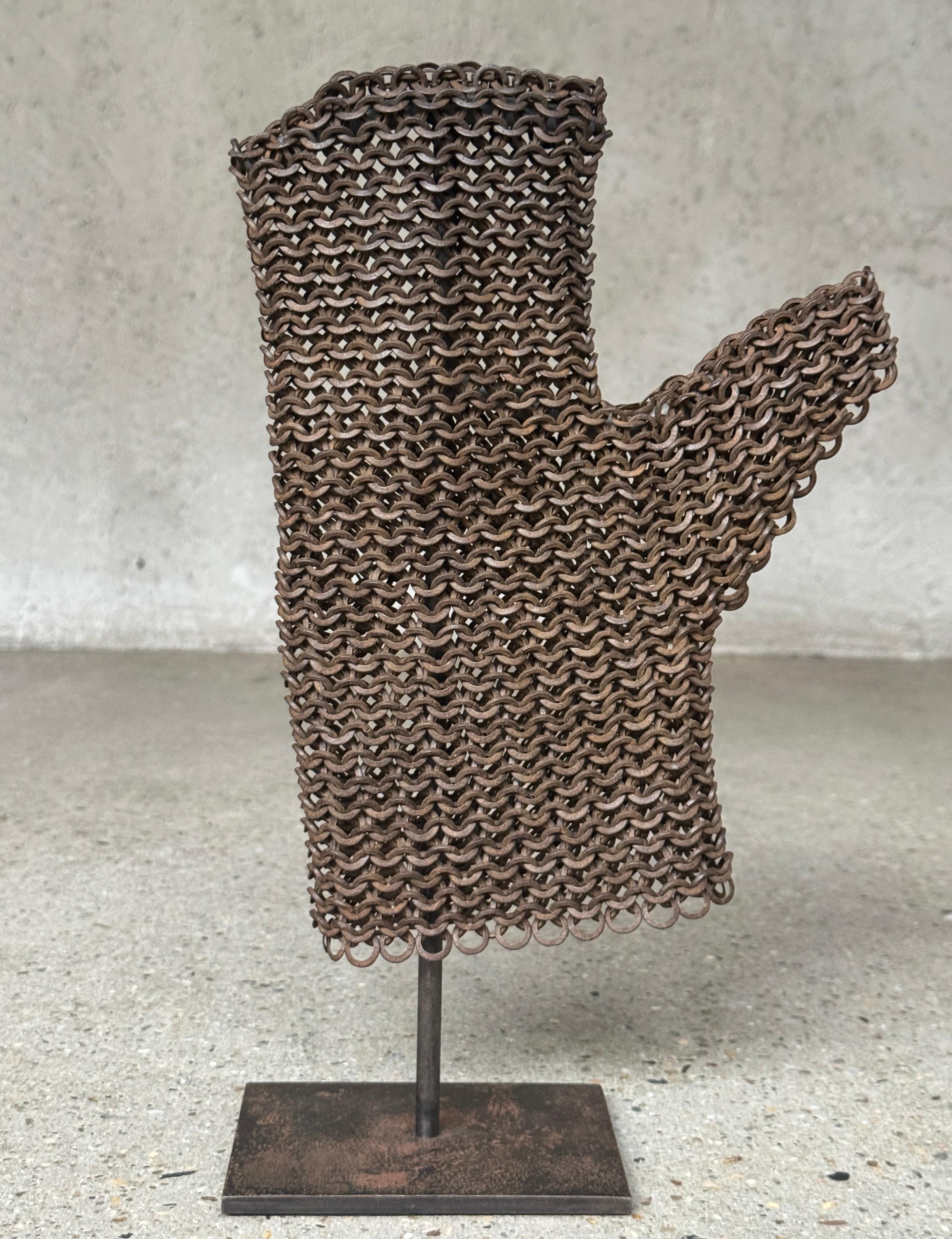 Guanto d'armatura in cotta di maglia del XIX secolo proveniente dall'Argentina in vendita 1