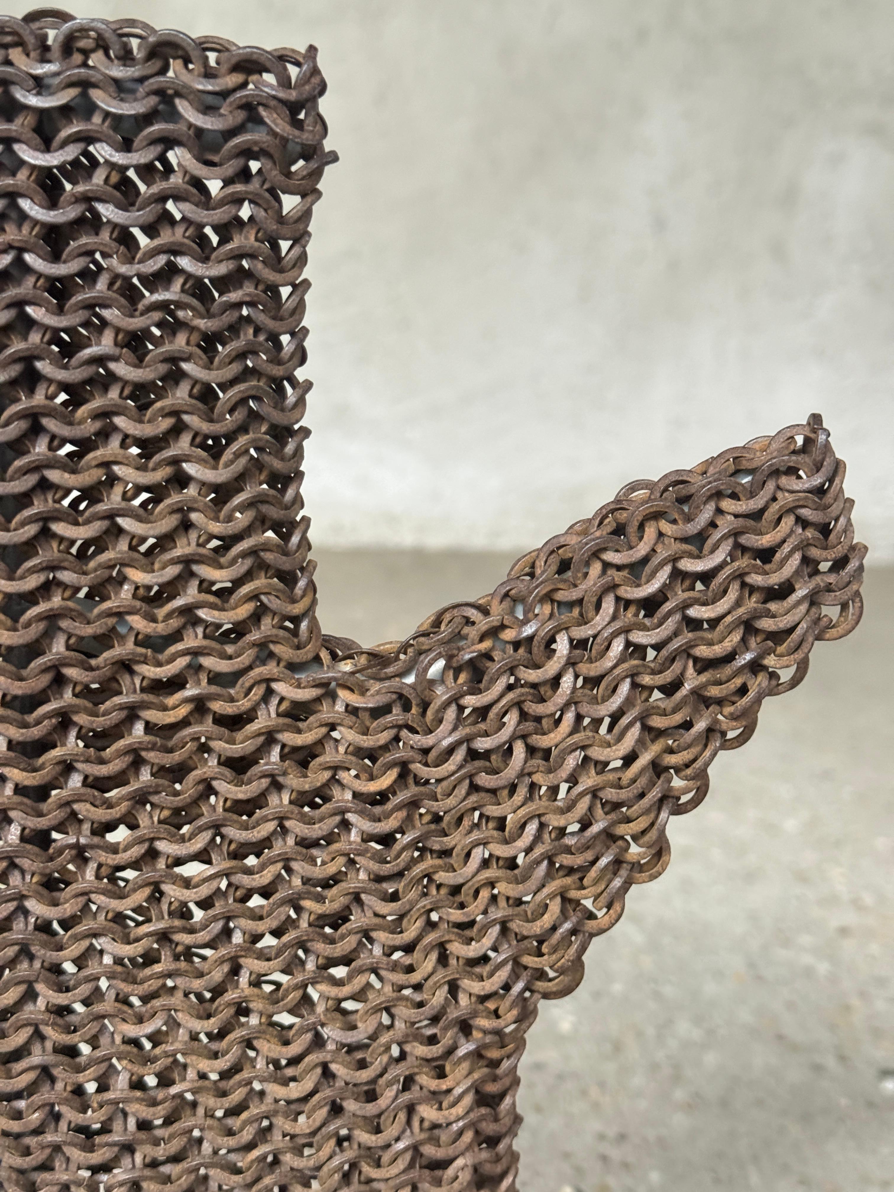 Guanto d'armatura in cotta di maglia del XIX secolo proveniente dall'Argentina in vendita 4