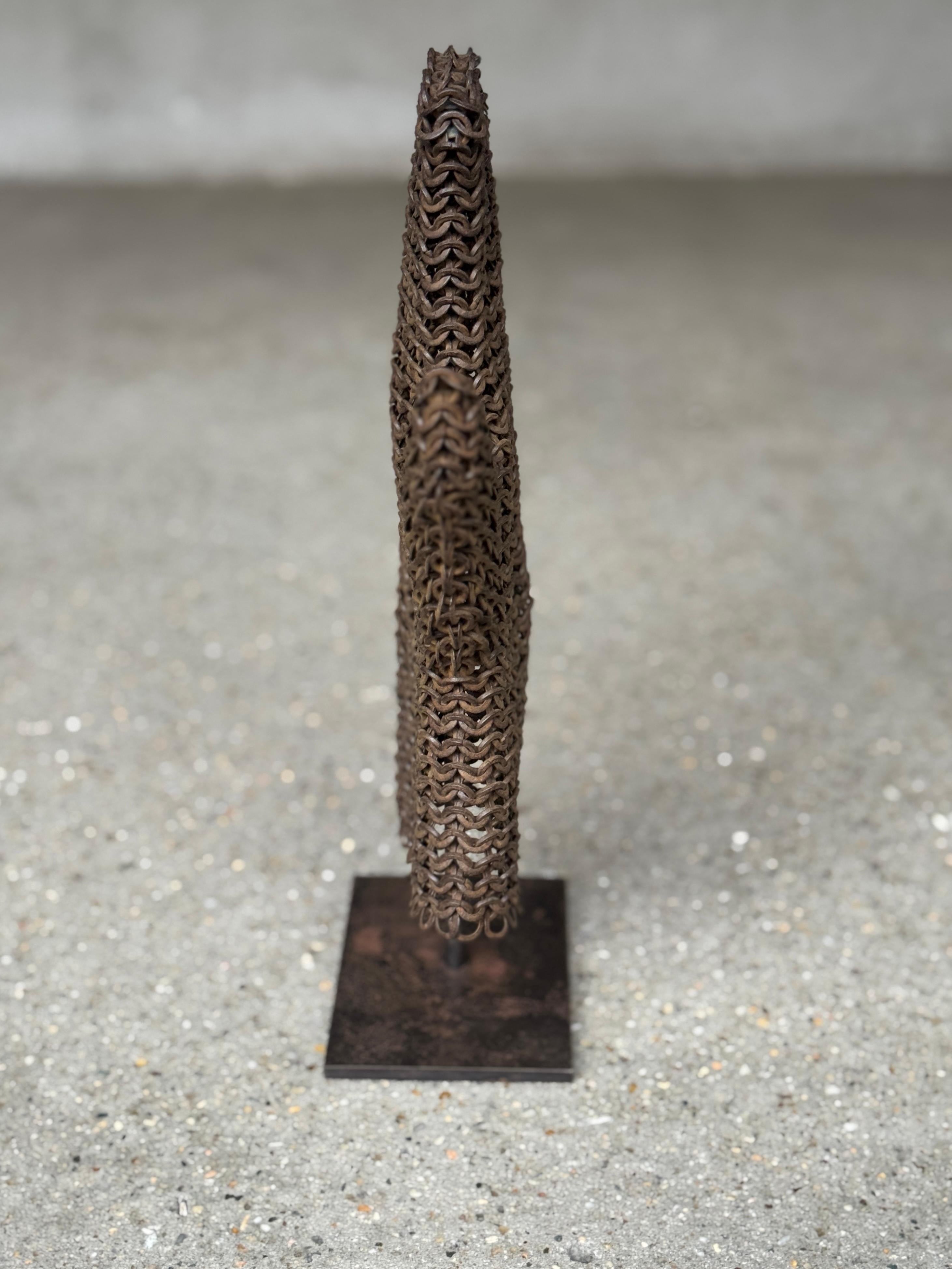 Guanto d'armatura in cotta di maglia del XIX secolo proveniente dall'Argentina in vendita 11