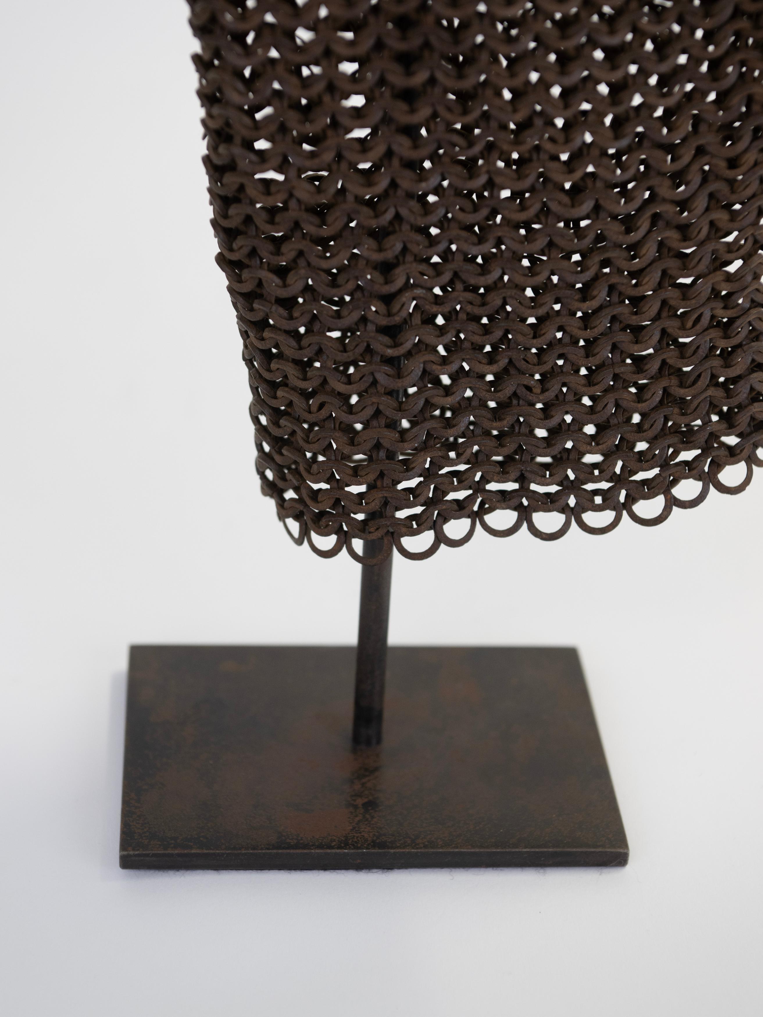 Guanto d'armatura in cotta di maglia del XIX secolo proveniente dall'Argentina in vendita 14