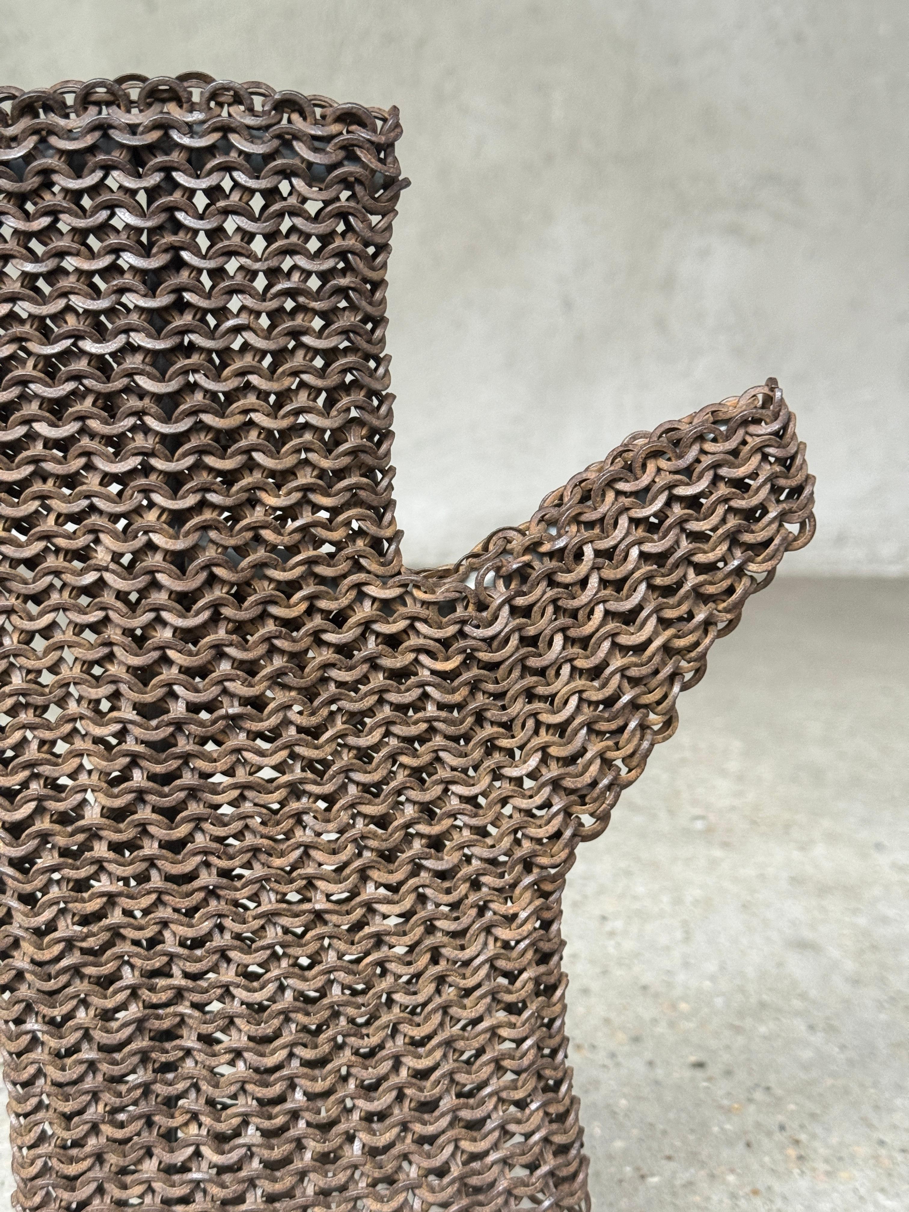 Guanto d'armatura in cotta di maglia del XIX secolo proveniente dall'Argentina in vendita 2