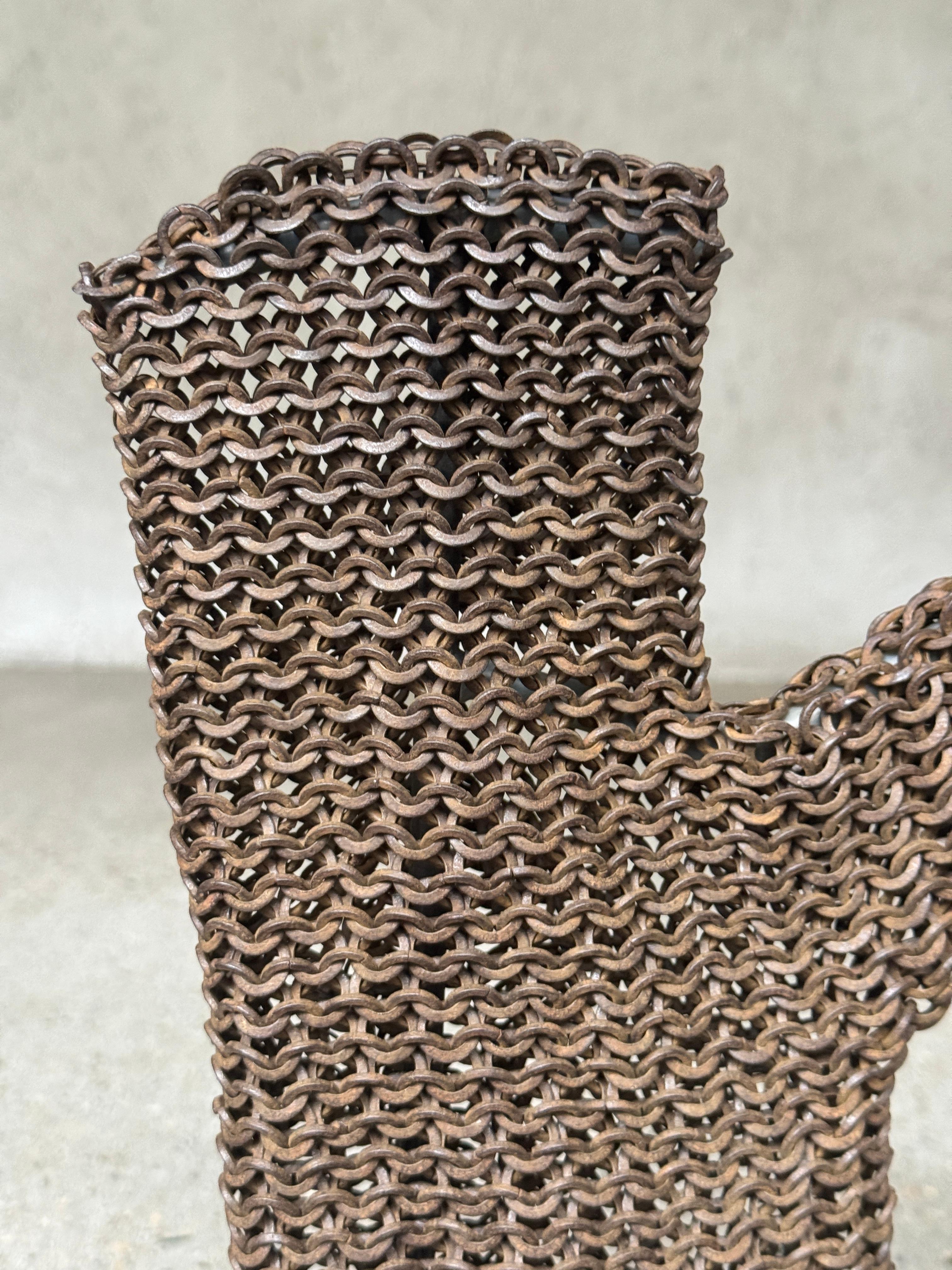 Guanto d'armatura in cotta di maglia del XIX secolo proveniente dall'Argentina in vendita 5