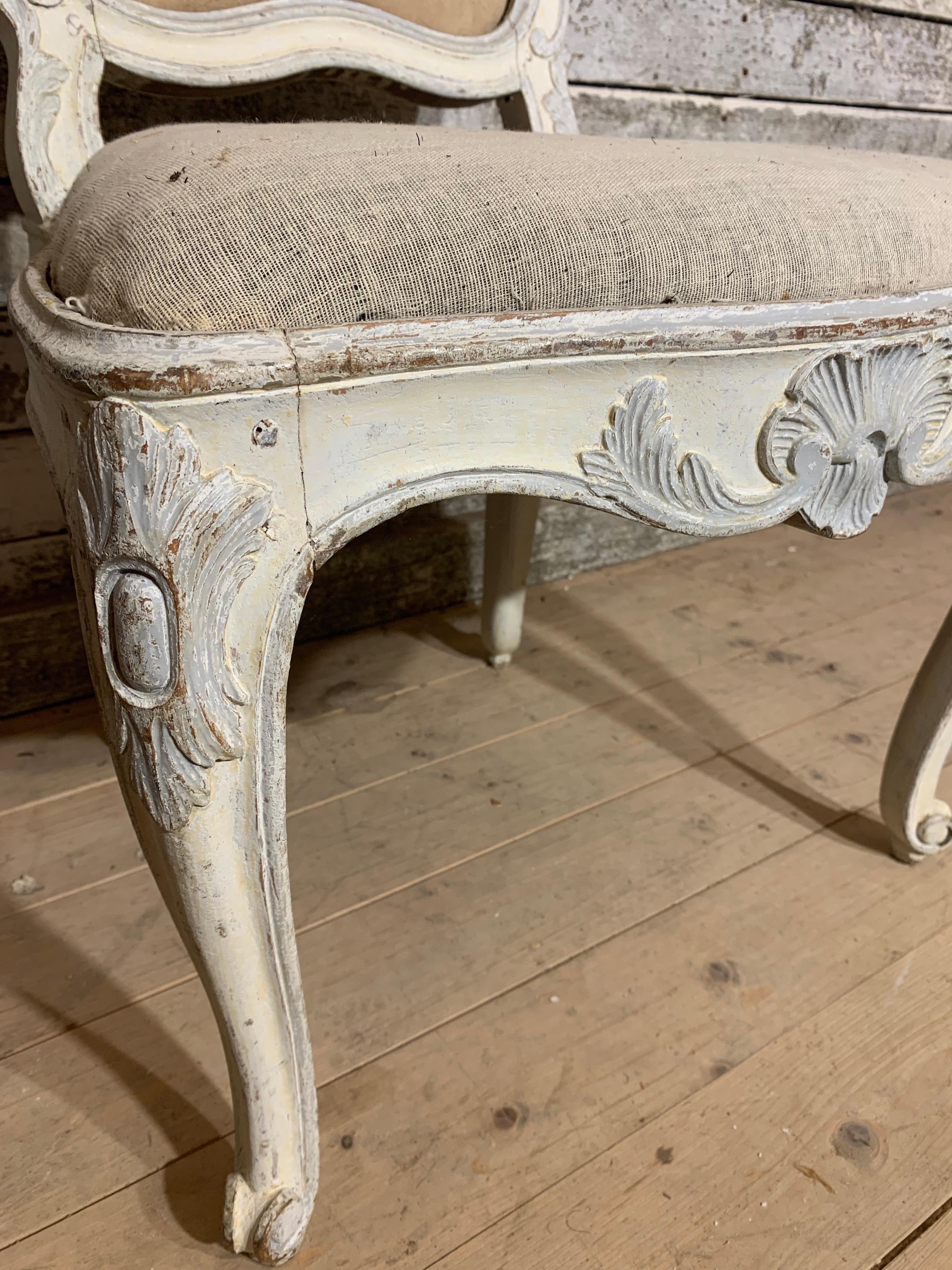 Hand-Carved 19th Century Chairs For Sale