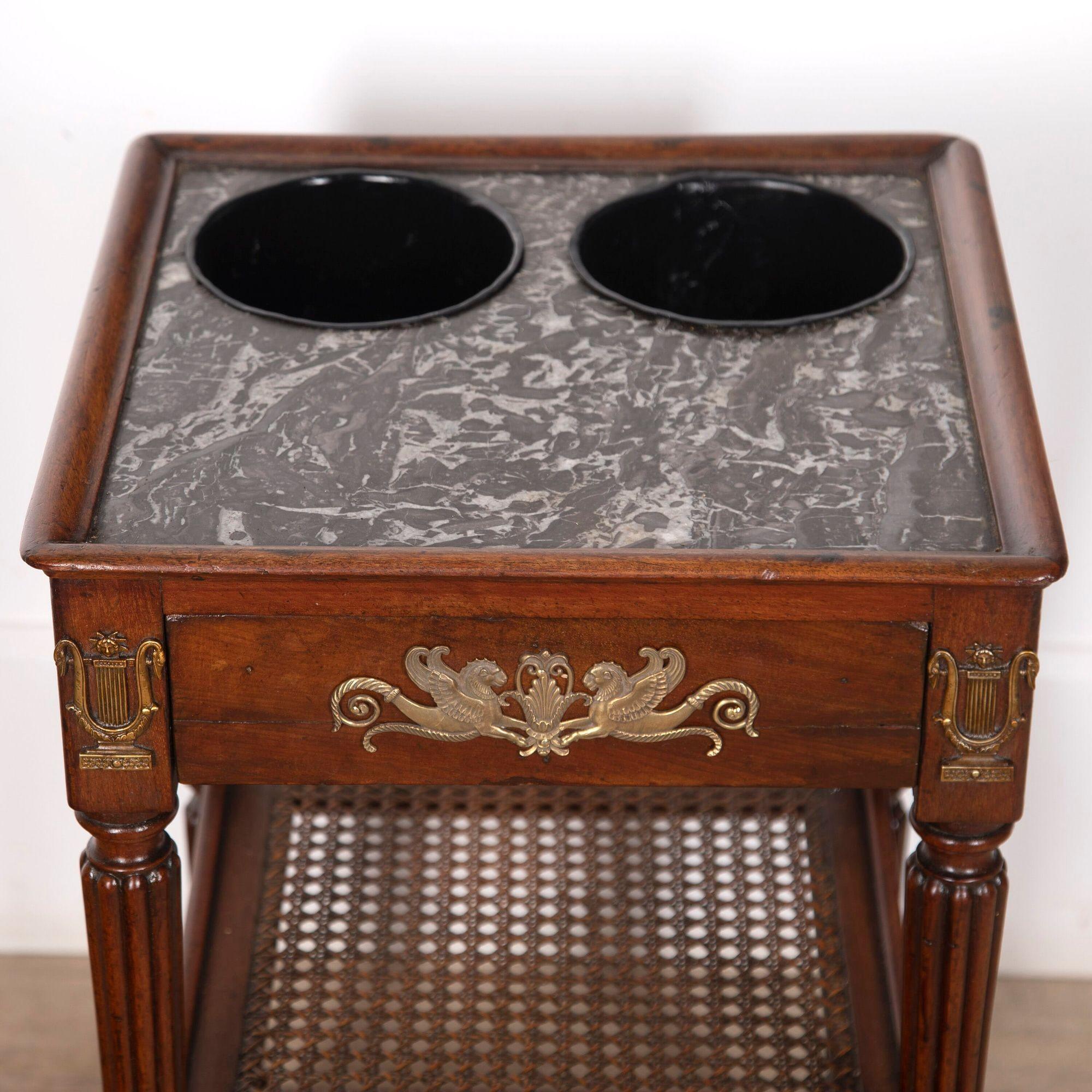 Cane 19th Century Champagne Table For Sale