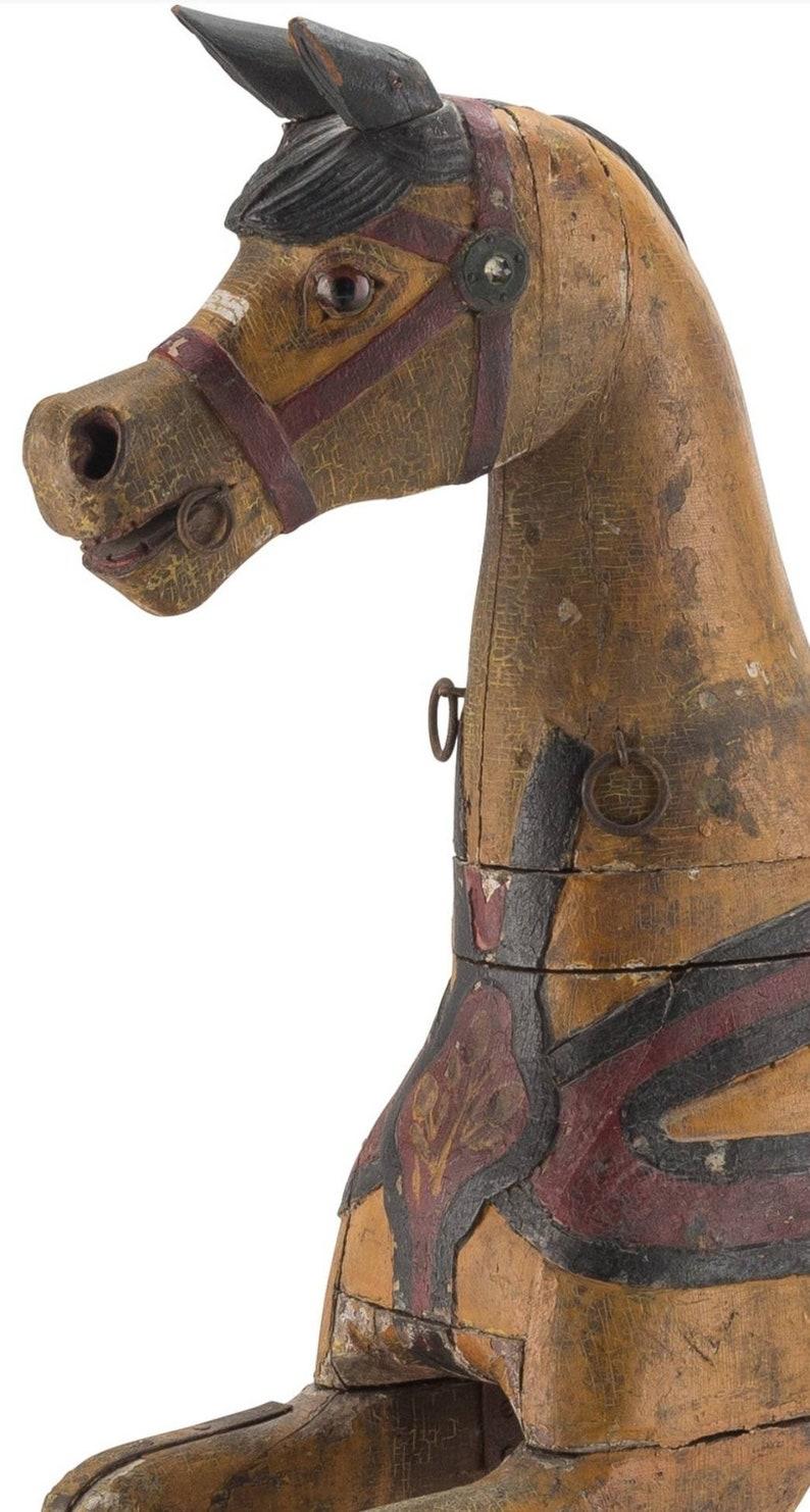 antique carousel horse identification