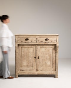 19th Century Charles X Chest of Drawers, Bleached Oak, French Design