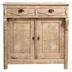 19th Century Charles X Chest of Drawers, Bleached Oak, French Design