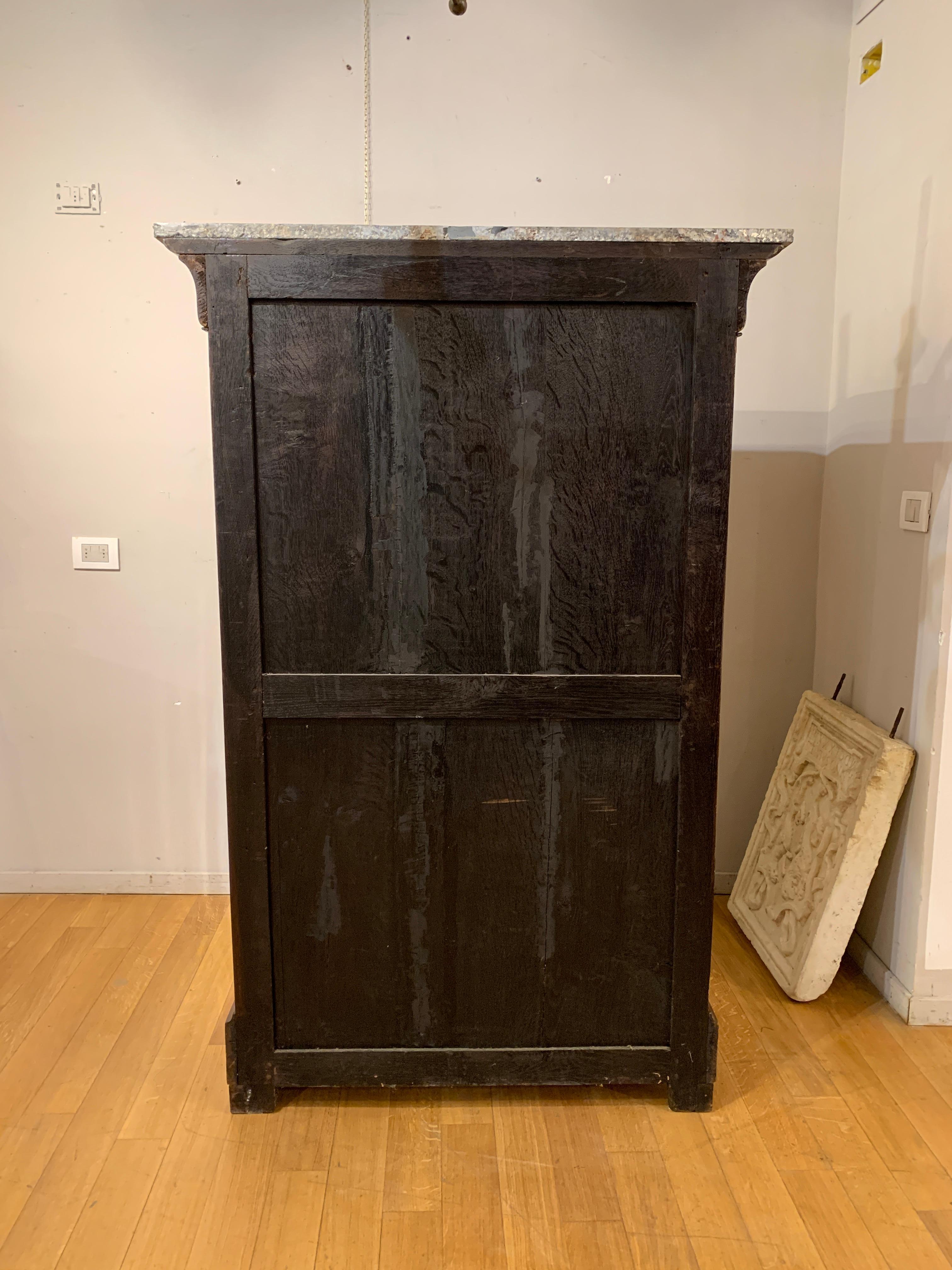 sECRÉTAIRE EN MAHOGANY CHARLES X DU 19e SIÈCLE 1