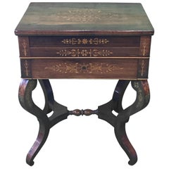 19th Century  Italian Charles X Rosewood Dressing Table  Naples, 1820s