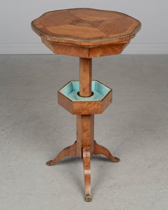 19. Jahrhundert Charles X.-Stil Sockel Nähtisch