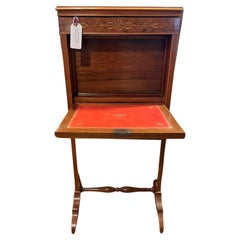 Vintage 19th Century Charles X Writing Desk with secret compartment