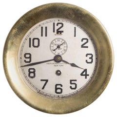 19th Century Chelsea Clock Co./ Abercrombie and Fitch Brass Boston 8 ...
