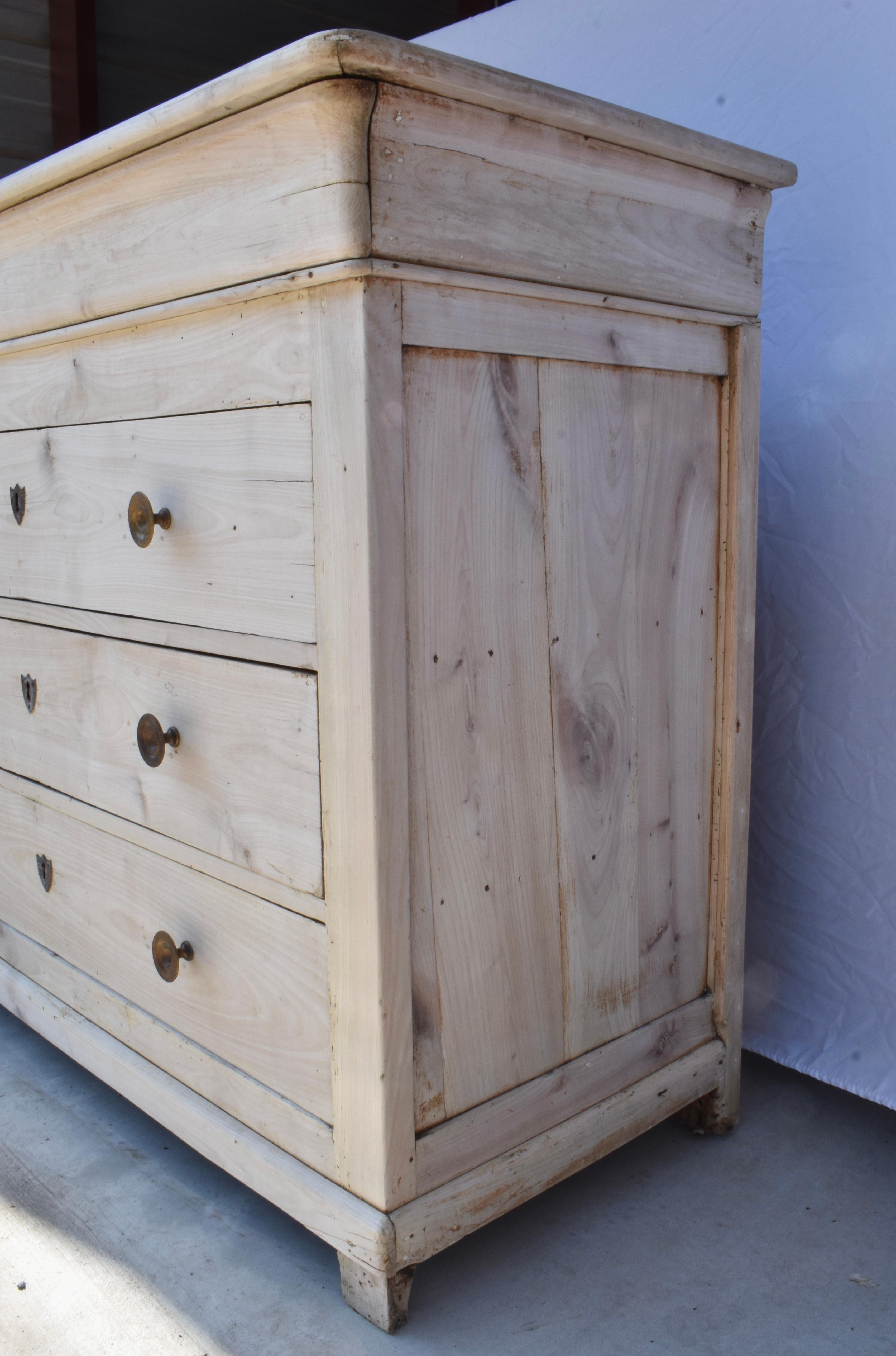 19th Century, Cherry Bleached Louis Philippe Chest 1