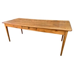 19th Century Cherry Farmhouse Table