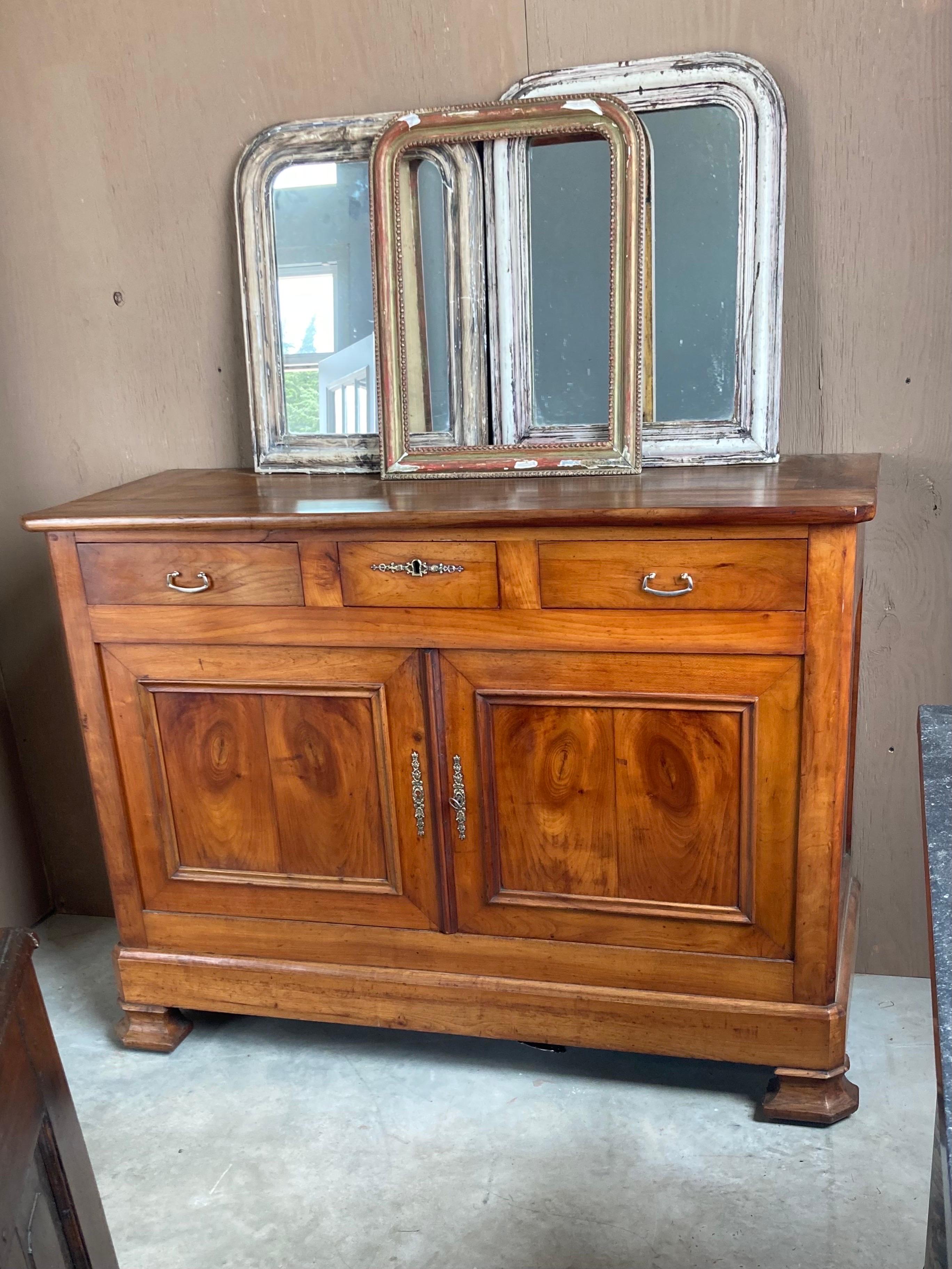 19th Century Cherry Louis Philippe Buffet / Sideboard In Good Condition In Carmine, TX