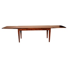 Antique 19th Century Cherry Wood Extending Table