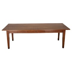 Antique 19th Century Cherry Wood Farmhouse Table