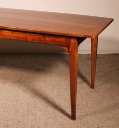 19th Century Cherry Wood Refectory Table