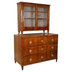 Cassettiera Biedermeier in ciliegio del XIX secolo, Austria, 1830 ca.