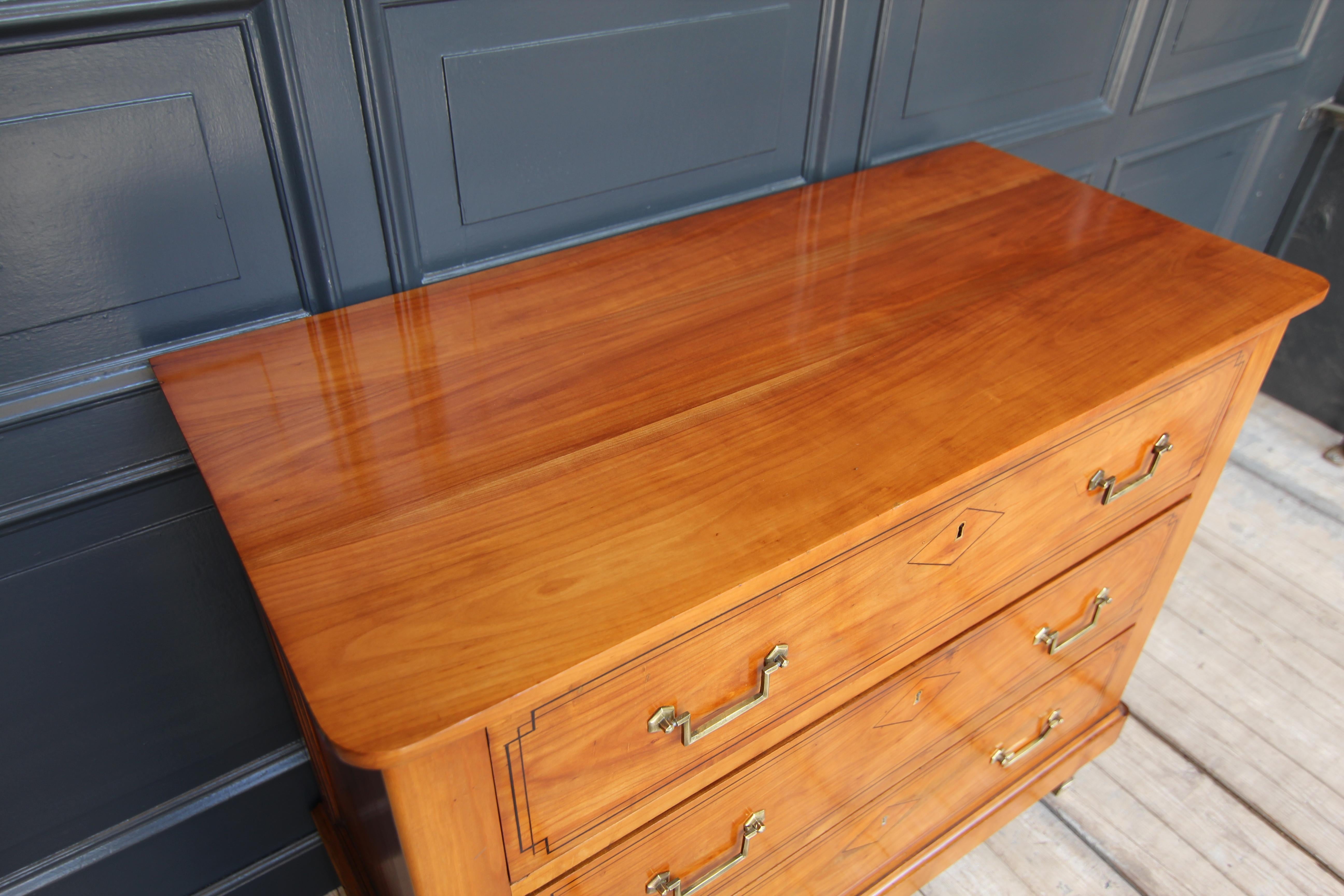 19th Century Cherrywood Directoire Chest of Drawers For Sale 7