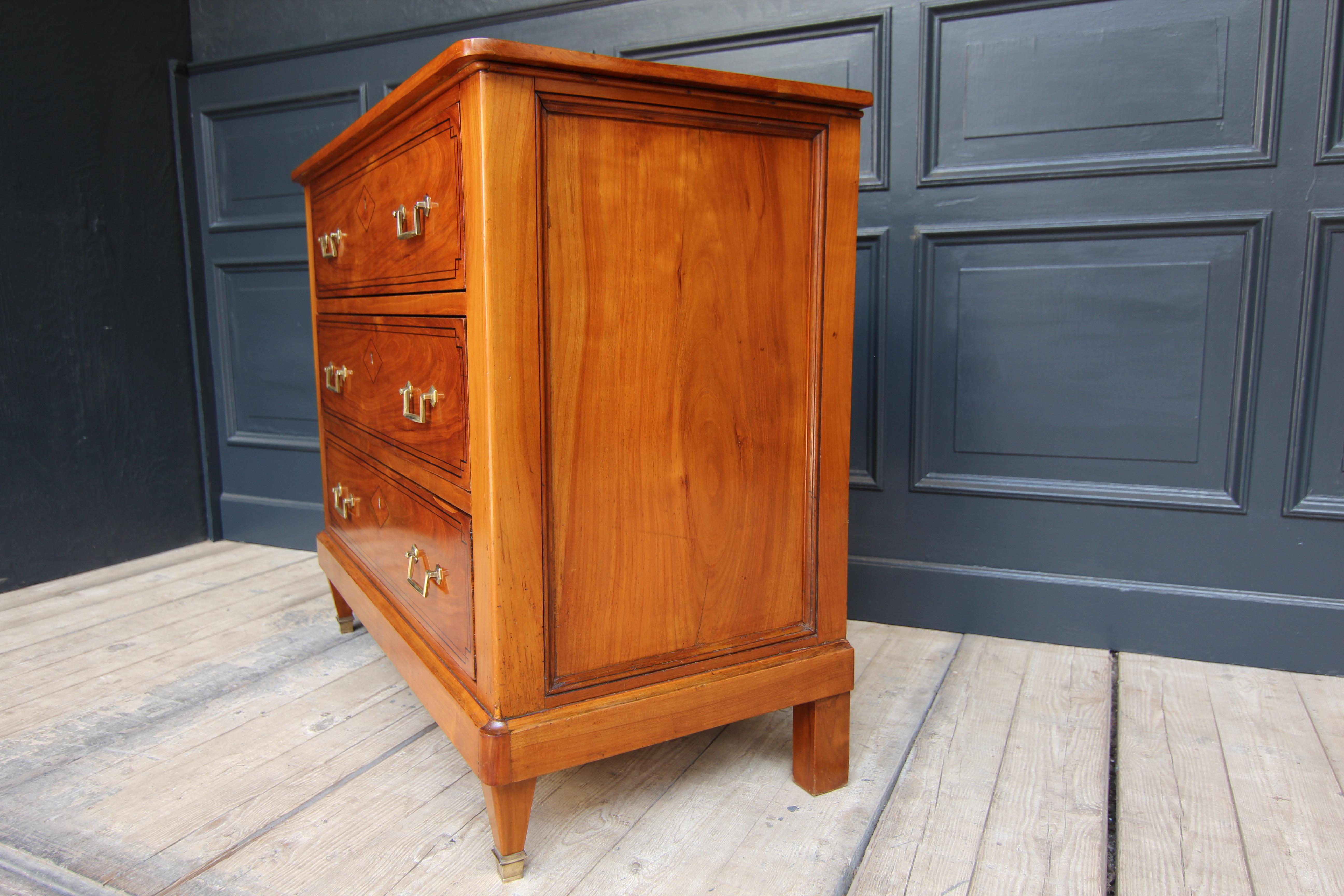 19th Century Cherrywood Directoire Chest of Drawers For Sale 14