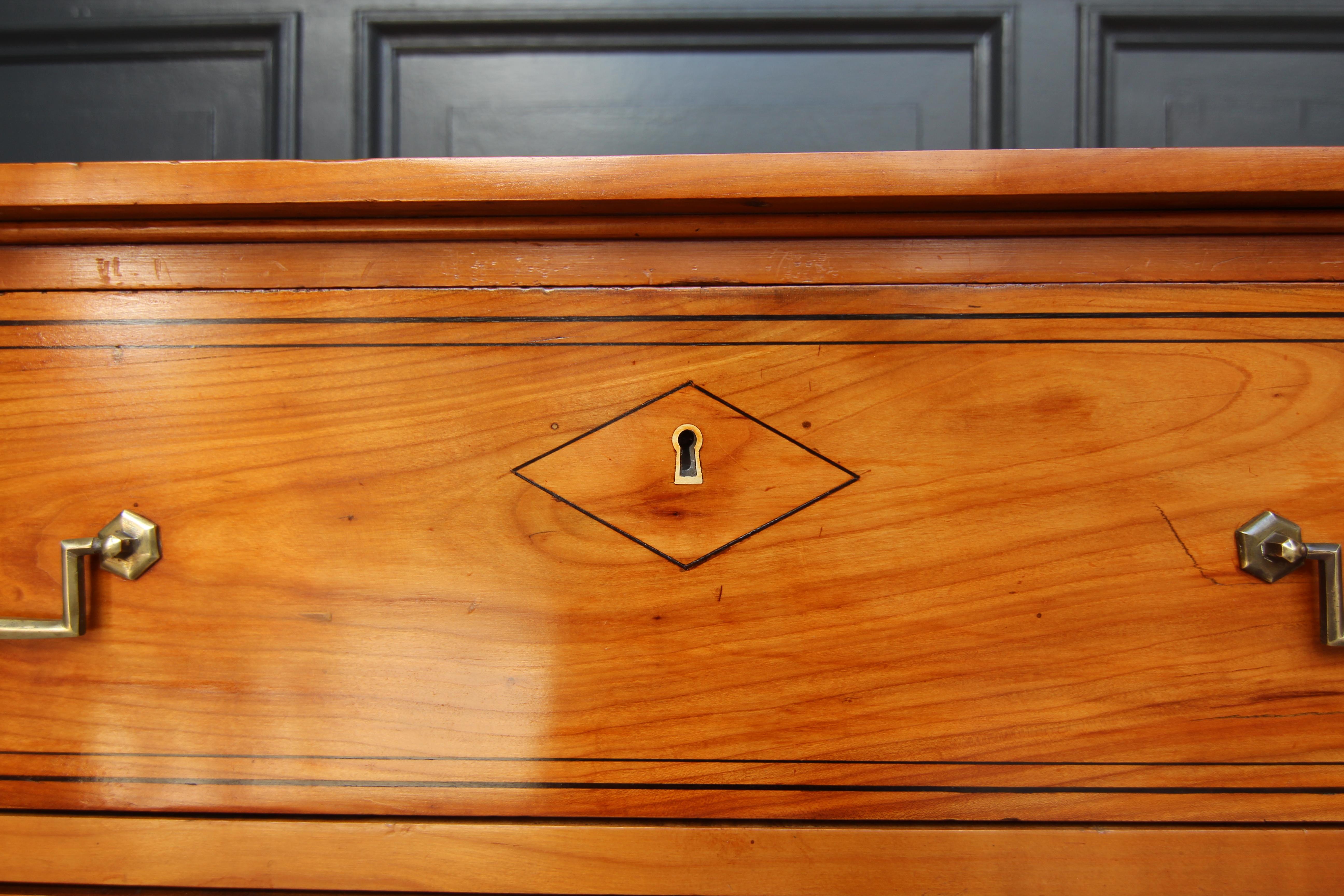 19th Century Cherrywood Directoire Chest of Drawers For Sale 4