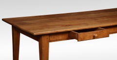 19th Century Cherrywood Farmhouse Kitchen Dining Table