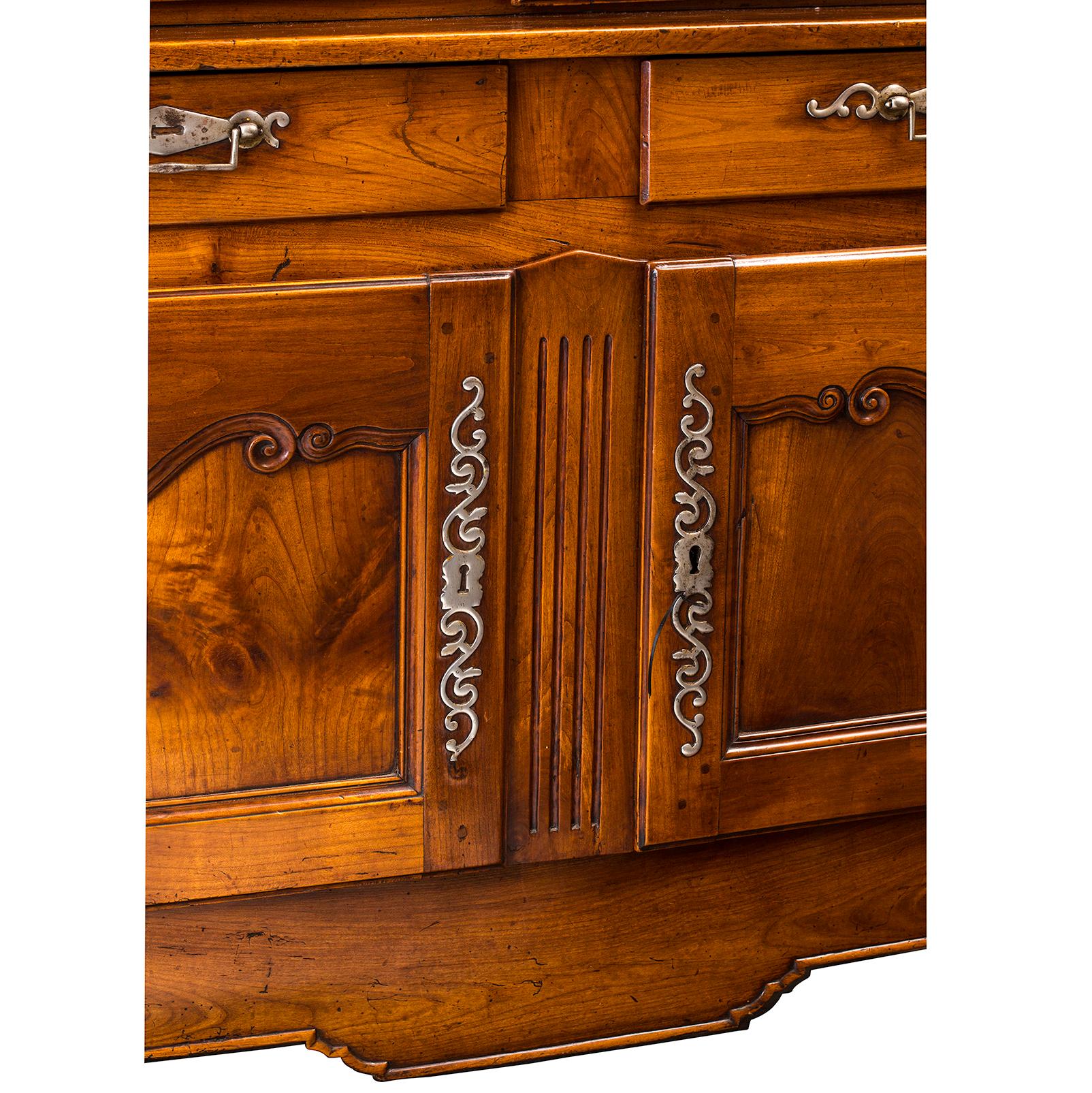 Hand-Crafted 19th Century Cherrywood French Cabinet For Sale