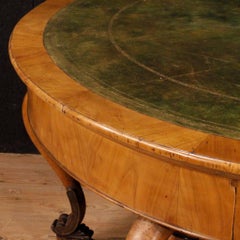 19th Century Cherrywood Italian Round Table, 1850