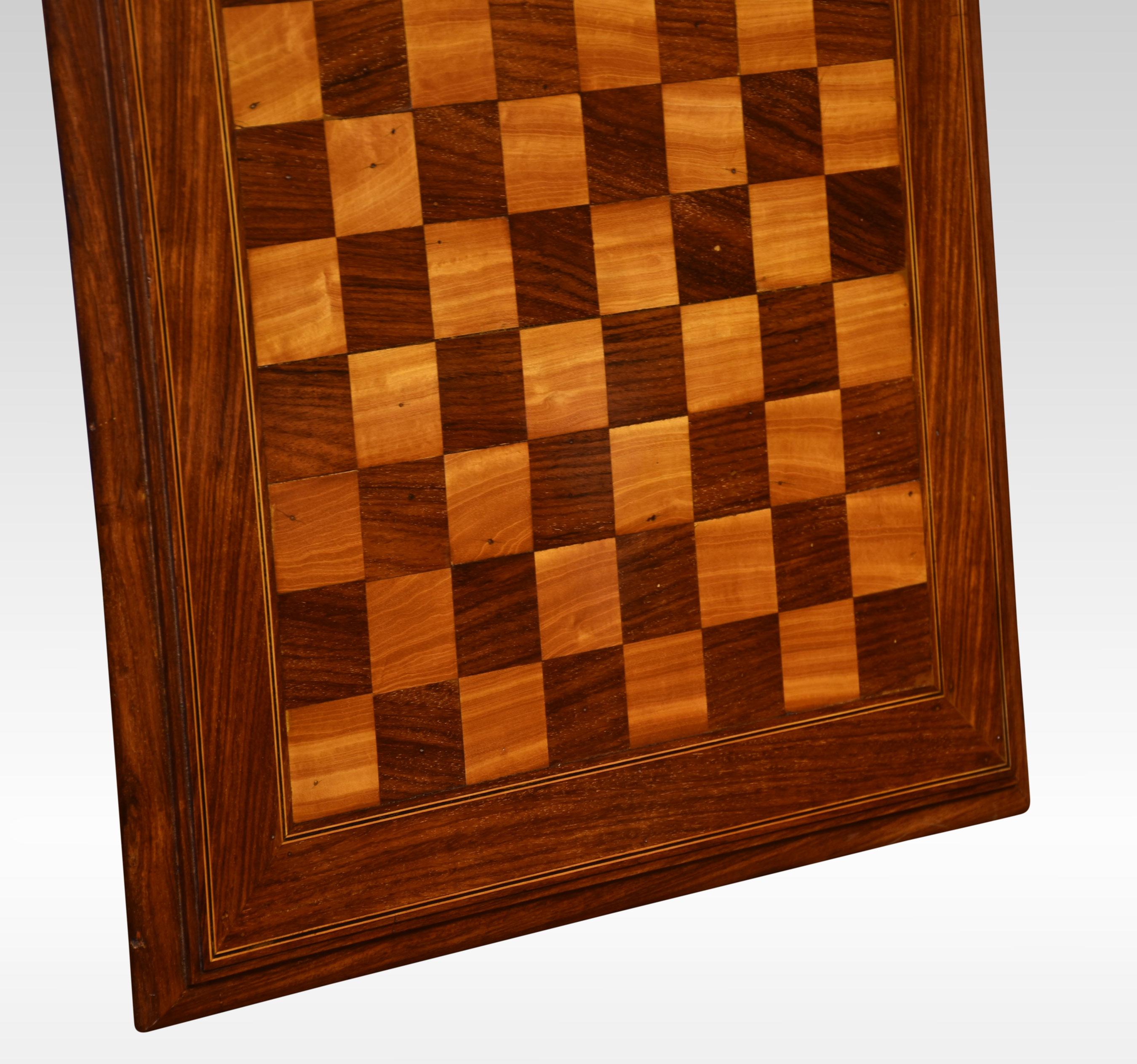 British 19th Century Chess Board