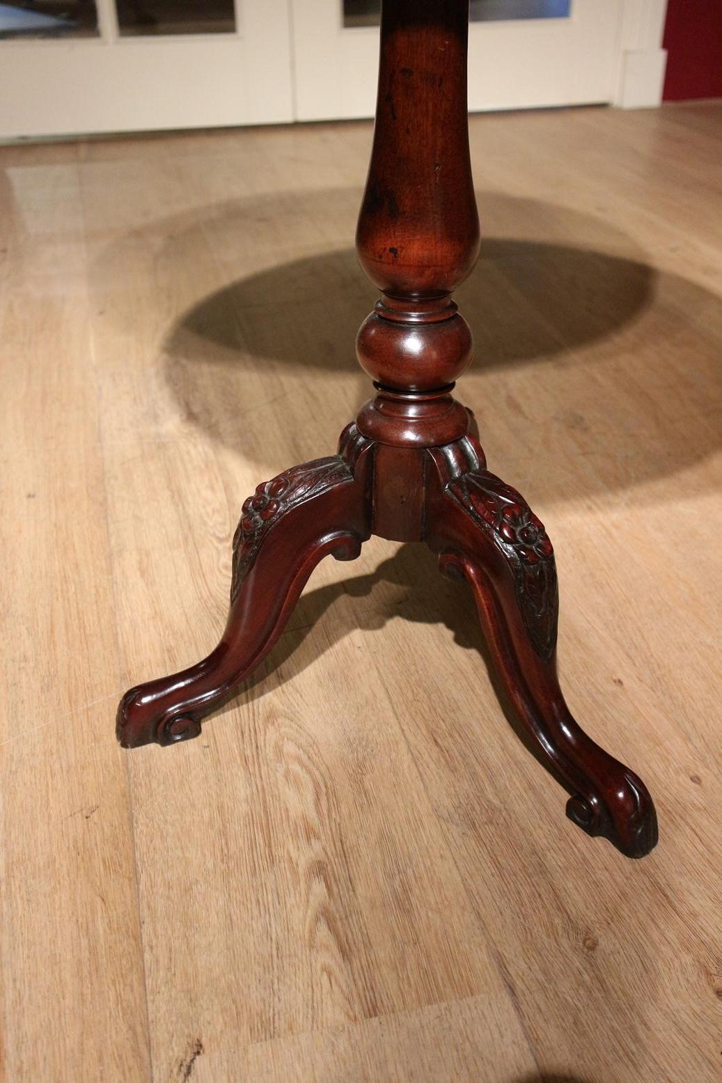 Walnut 19th Century Chess Table