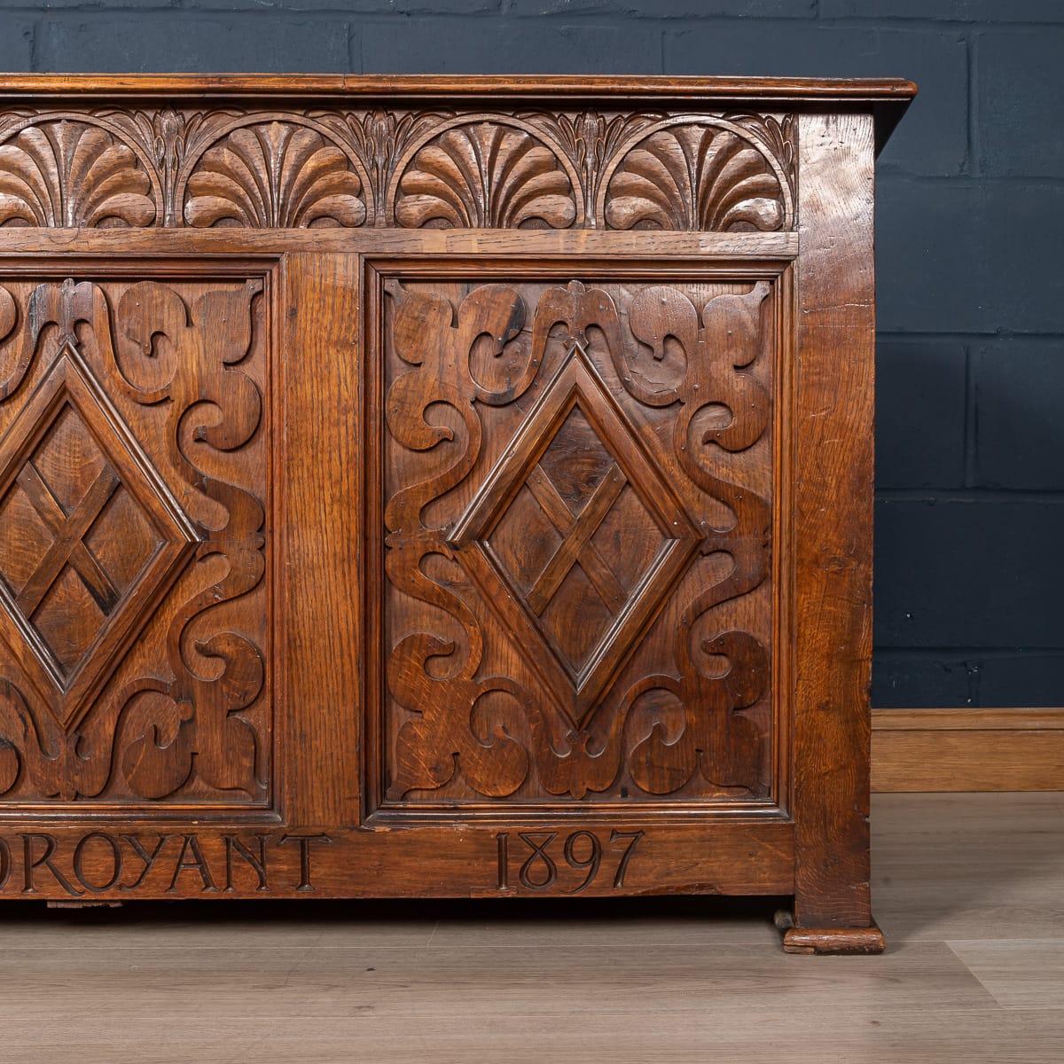 Chest Made from the Foudroyant Oak, Lord Nelson’s Flagship, circa 1890 6