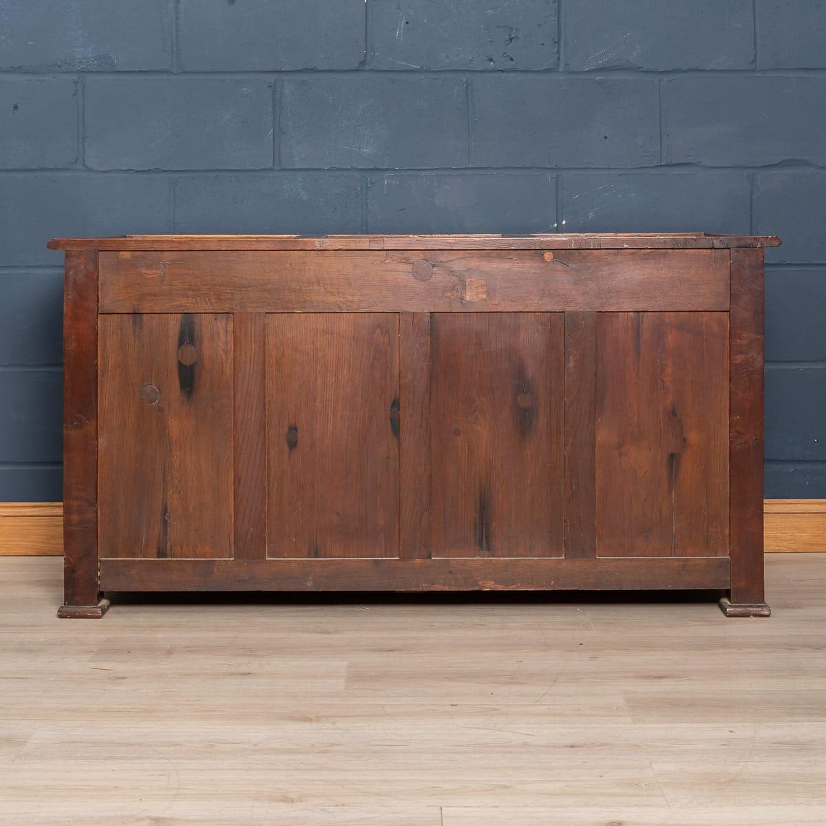 English Chest Made from the Foudroyant Oak, Lord Nelson’s Flagship, circa 1890
