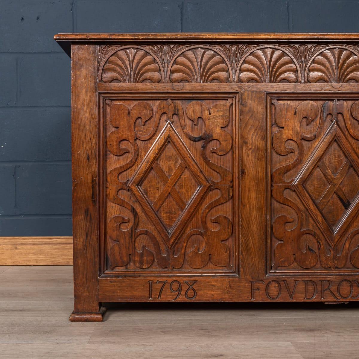 Chest Made from the Foudroyant Oak, Lord Nelson’s Flagship, circa 1890 4