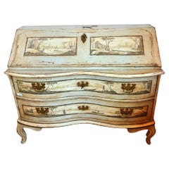 19th Century Country Style Chest of Drawers Painted 