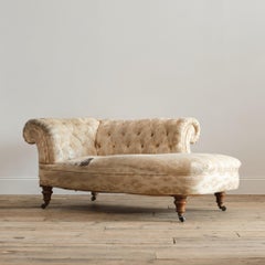 19th Century Chesterfield Chaise Longue By Jas Shoolbred