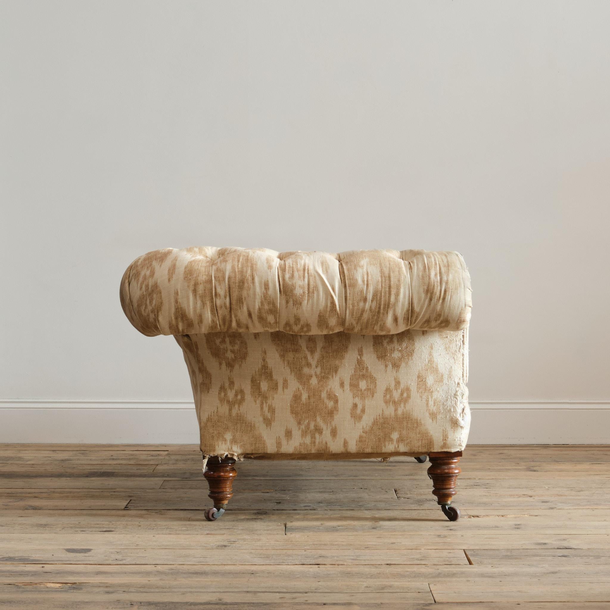 Chaise Longue Chesterfield Siglo XIX Por Jas Shoolbred en Bastante bueno estado para la venta en Batley, GB