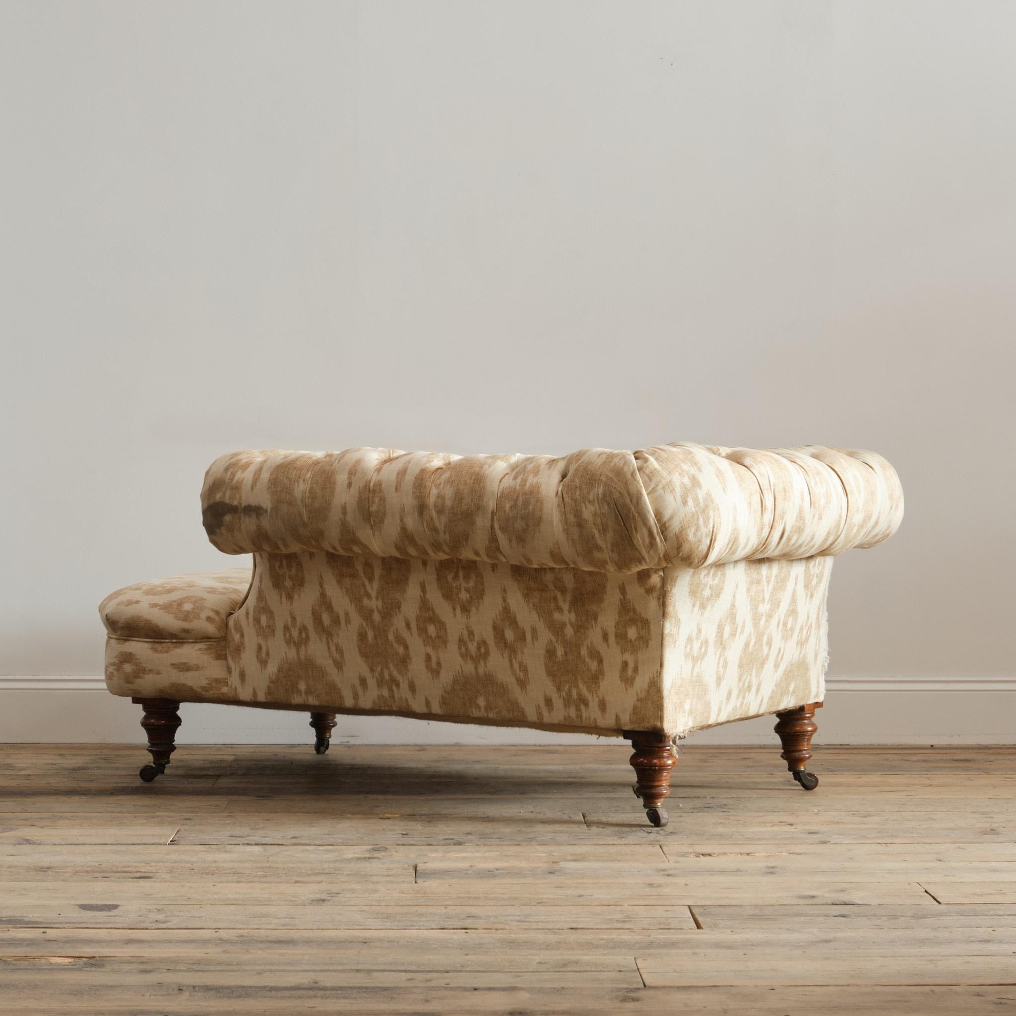 Chaise Longue Chesterfield Siglo XIX Por Jas Shoolbred siglo XIX en venta