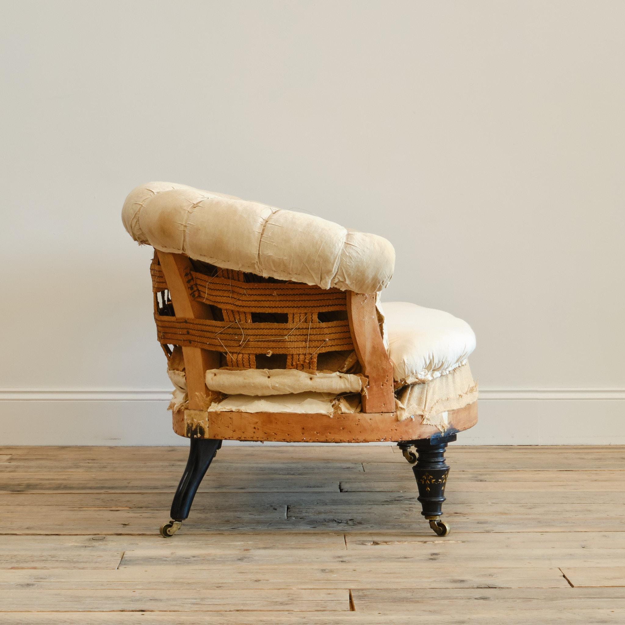 Britannique Canapé Chesterfield attribué à Hampton and Sons du 19ème siècle en vente