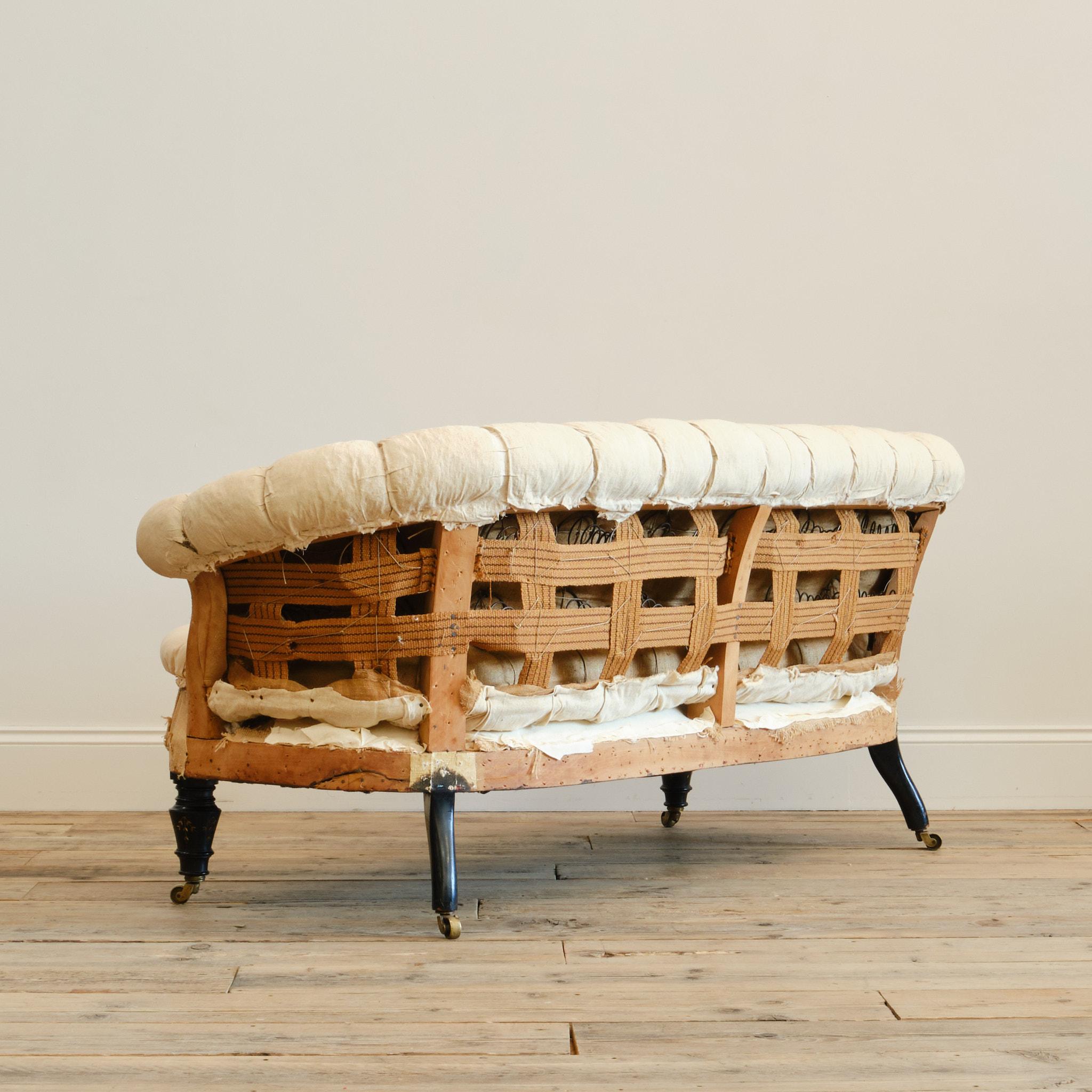 XIXe siècle Canapé Chesterfield attribué à Hampton and Sons du 19ème siècle en vente