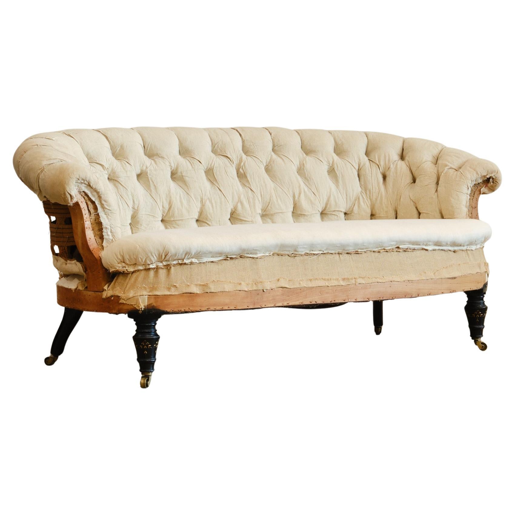 Chesterfield-Sofa aus dem 19. Jahrhundert, Hampton and Sons zugeschrieben