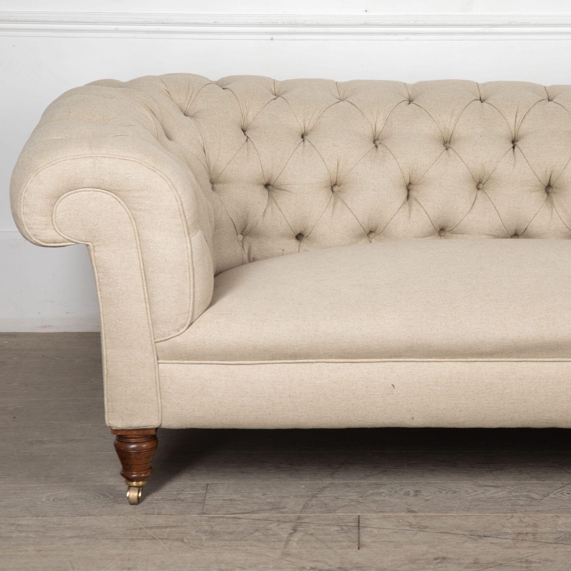 English 19th Century Chesterfield Style Sofa