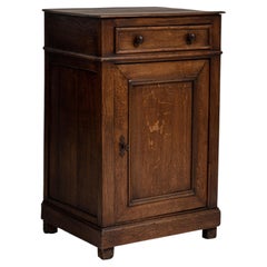 19th Century Chestnut Brown French Oak Cabinet in Original Patina
