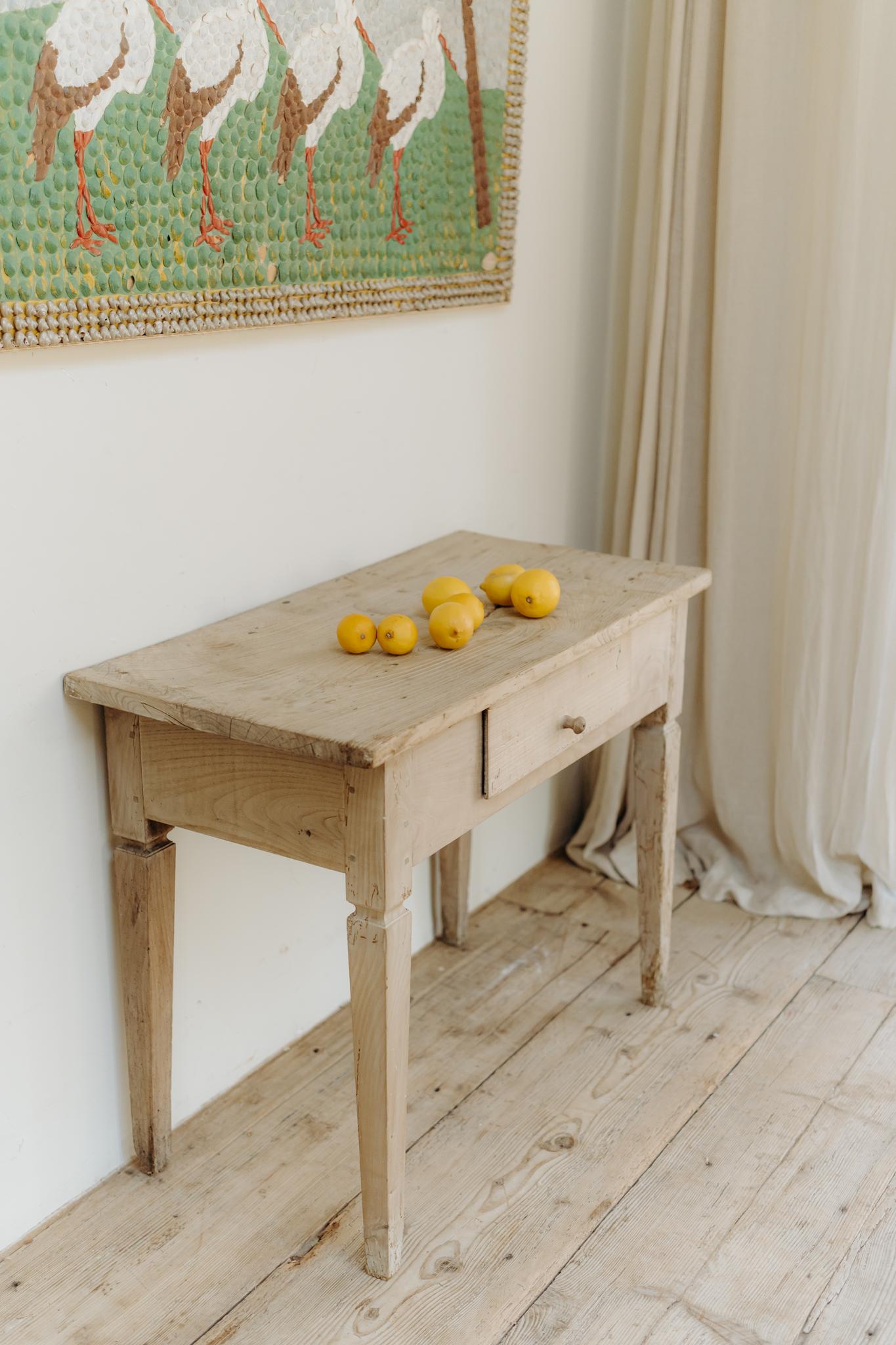 XIXe siècle Table espagnole en châtaignier/érable du 19e siècle en vente